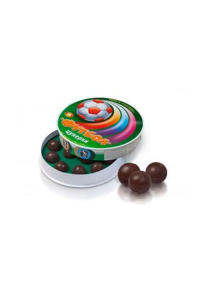 Подарунковий набір цукерок Футбол, 340 г ХБФ No Brand (366889469)