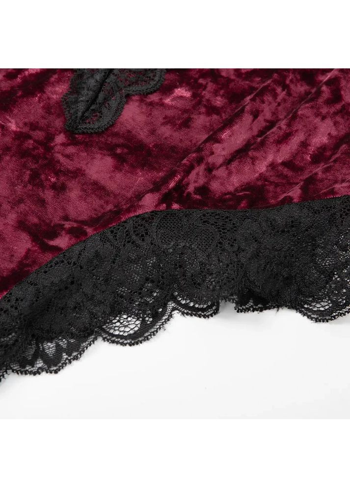 Кружевный велюровый боди с косточками в паху боди являются кнопки. Велюровый бодик с кружевом на бретелях China (361442558)