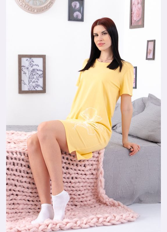 Желтая всесезон рубашка женская (p-7778) Носи своє