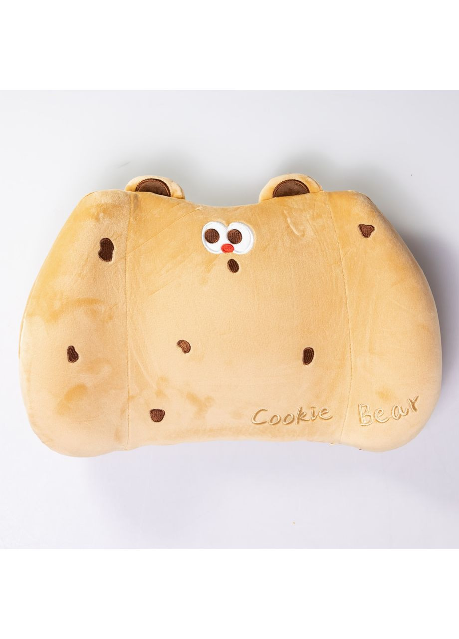 Подушка для попереку Cookie Bear бежевий ортопедична підтримка спини затишний елемент декору Yiwu (370603321)