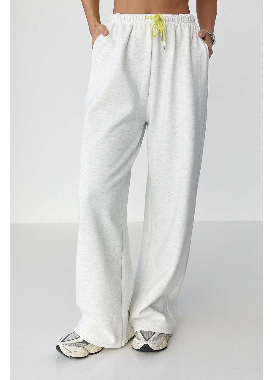 Утеплені однотонні спортивні штани Lurex (365629485)