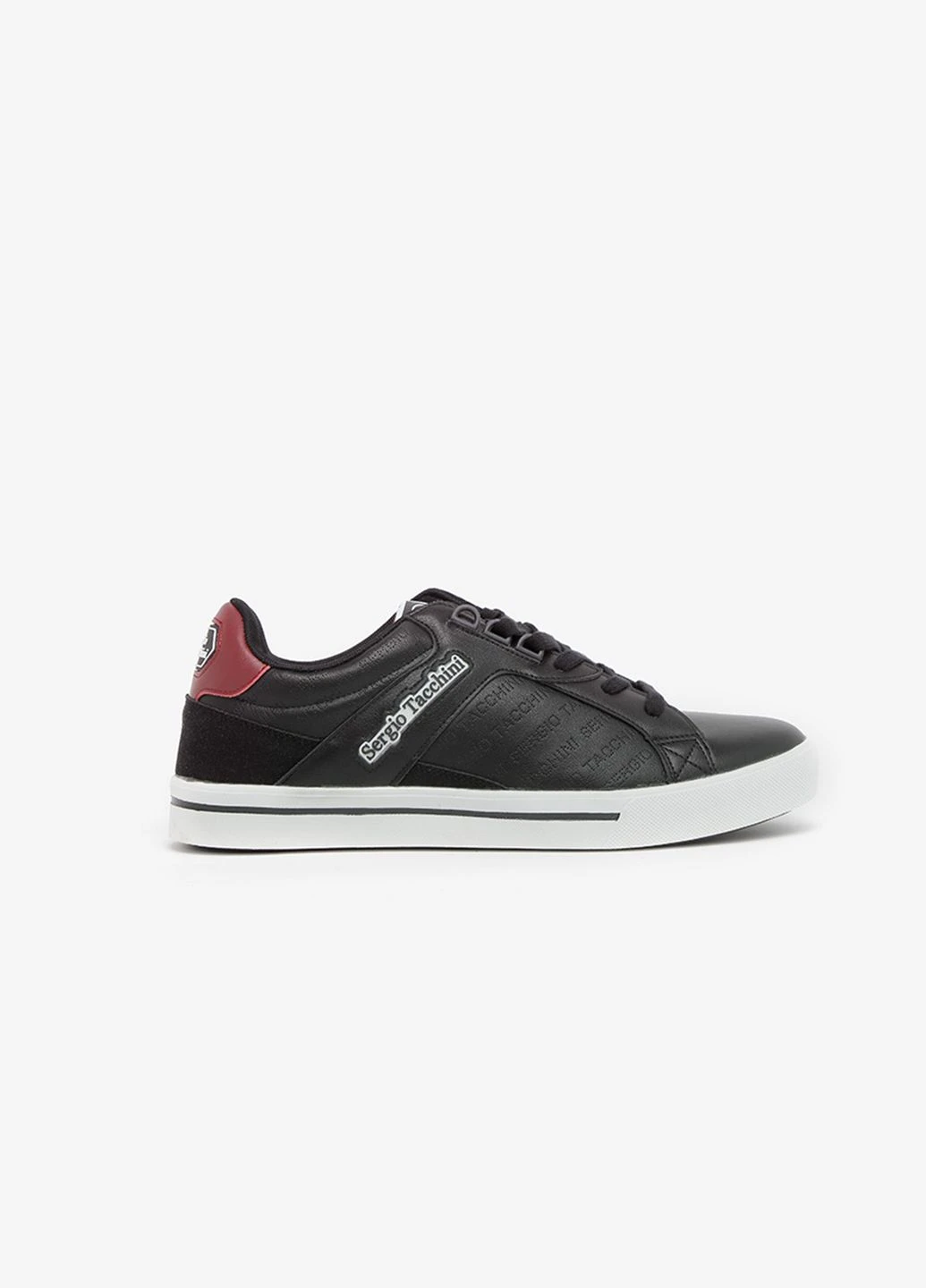 Чорні кеди Sergio Tacchini Leather Casusl Low Top TSTU0013