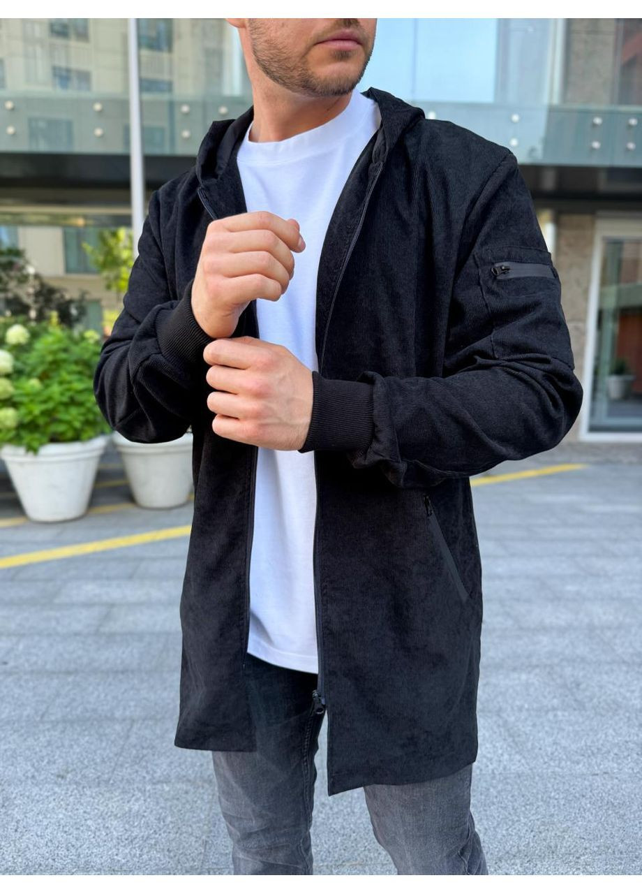 Чорна вельветова куртка воркер No Brand