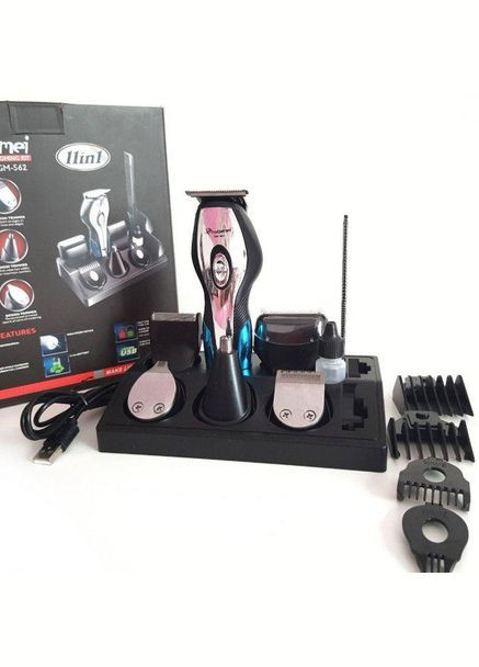 Багатофункціональна машинка для стрижки волосся + бритва тример 11 in 1 (1822572643) Gemei GM-562 (336380474)