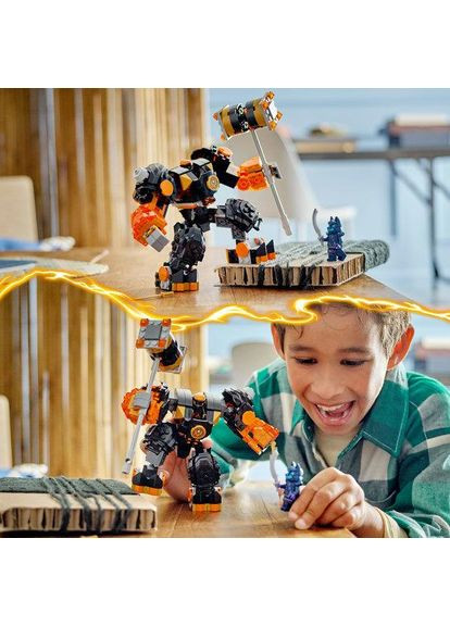 Конструктор Лего Ніндзяго Елементальний земний механізм Коула Ninjago 71806 Lego (372012356)