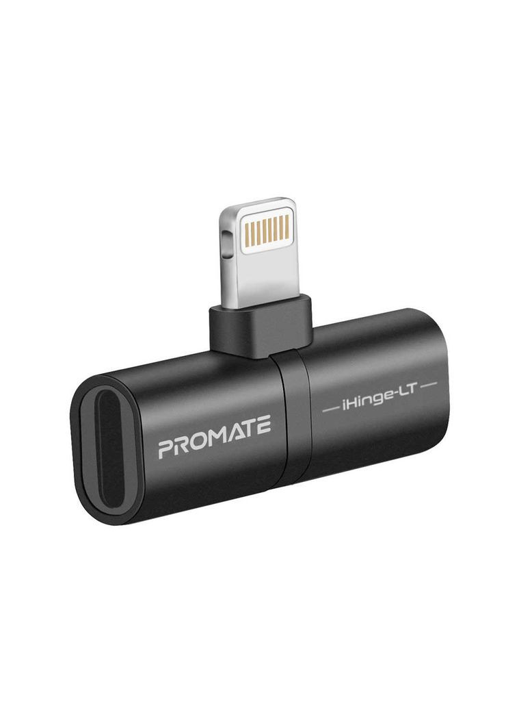 Адаптер Lightning - 2хLightning (M/F) iHinge Black Promate (336952929)