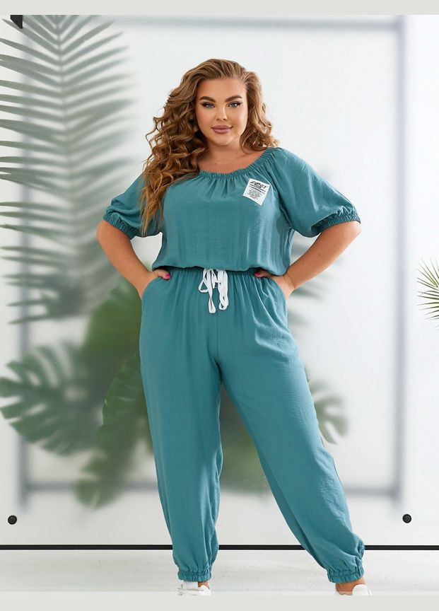 Комбинезон Liton оливковый лен