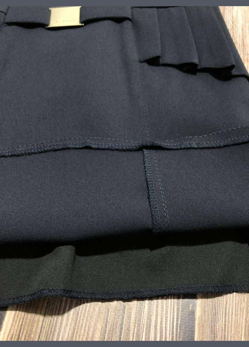 Демисезонный сарафан школьный с баской Suzie