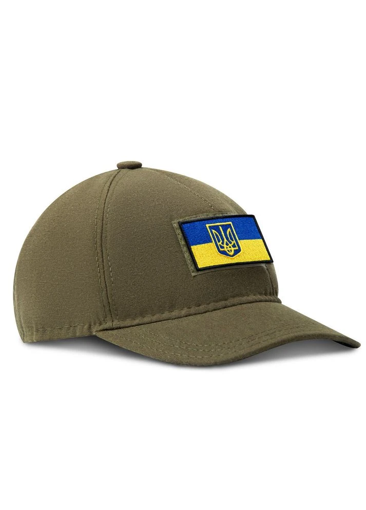 Набір шевронів 2 шт з липучкою Прапор України з гербом 5х8 см вишитий патч нашивка шеврон Україна IDEIA (386252852)
