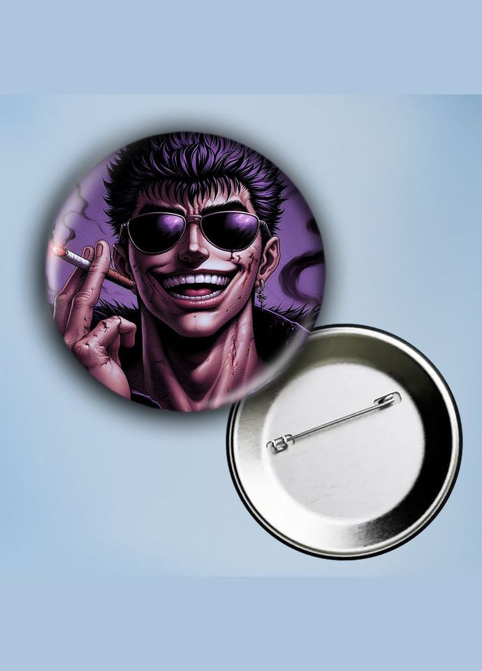 Значок на булавке Аниме Берсерк #12 металлический 56 мм No Brand (304508527)