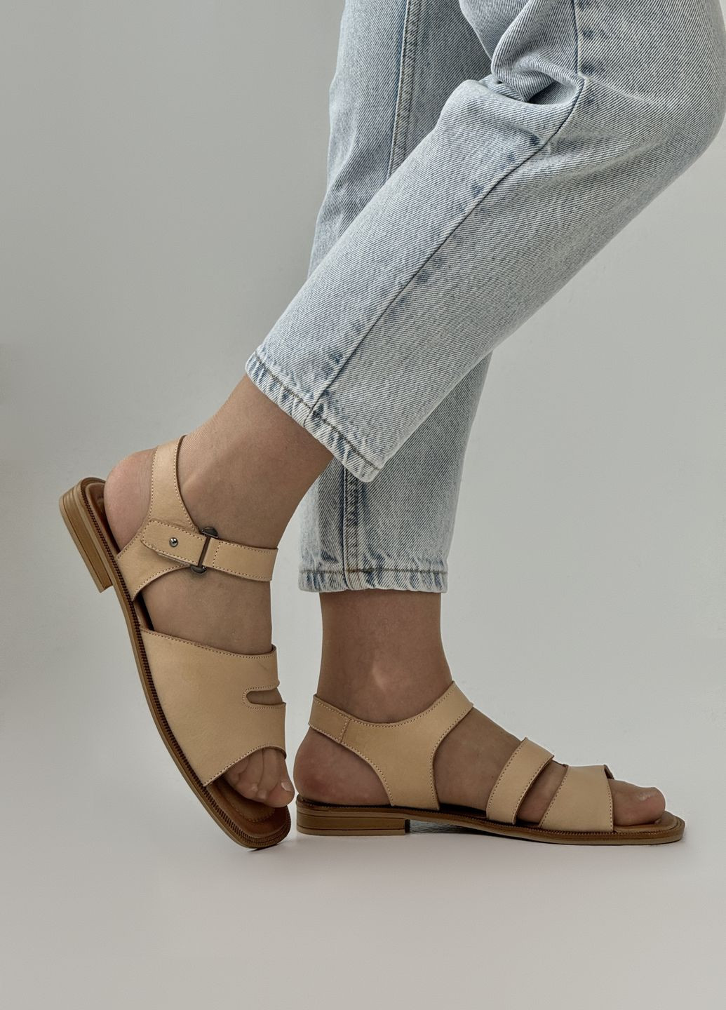 Рыжие босоножки женские кожаные Sherlock Soon