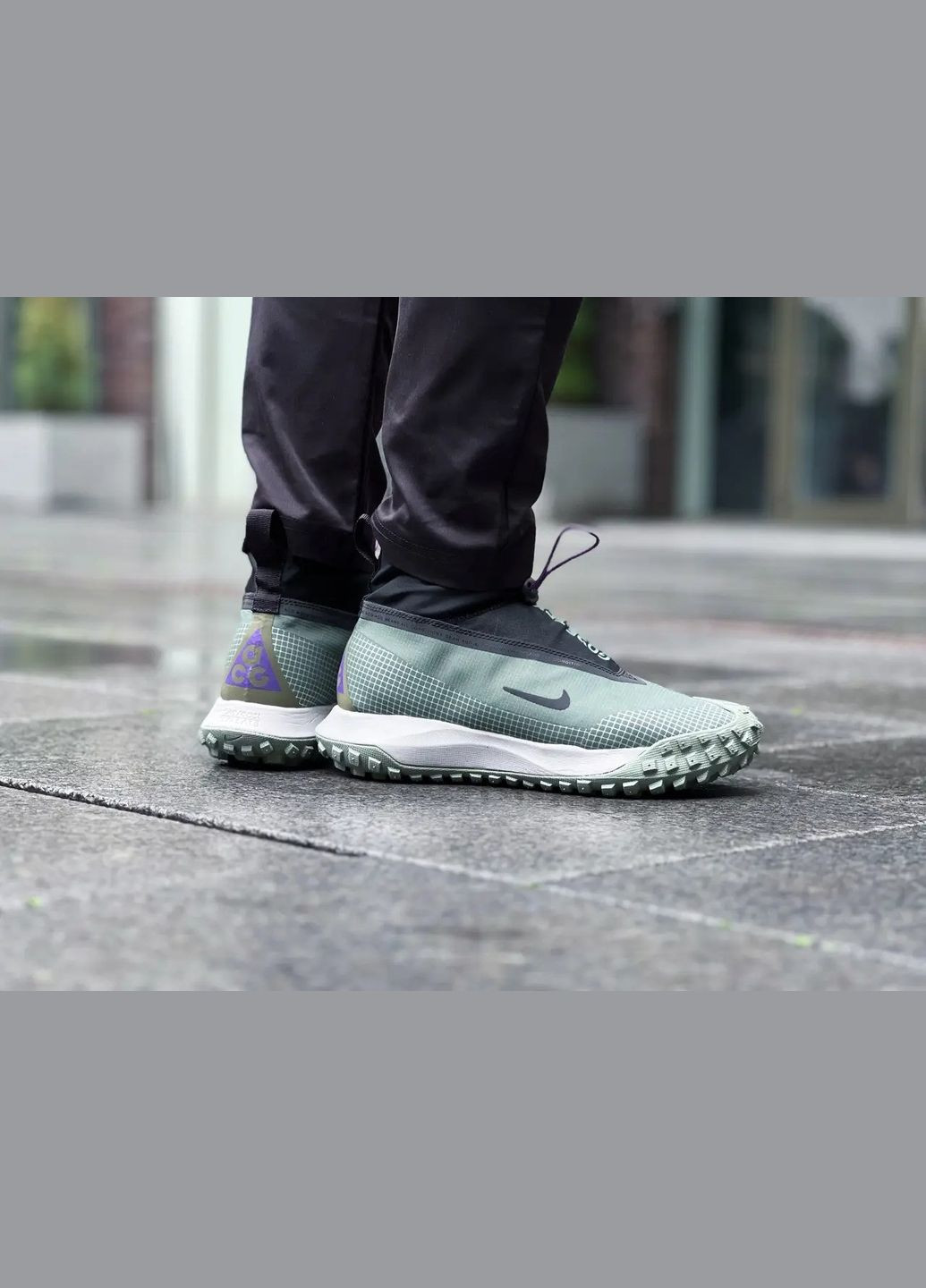 Зелені кросівки acg moutain fly gore-tex clay green - ct2904-300 Nike