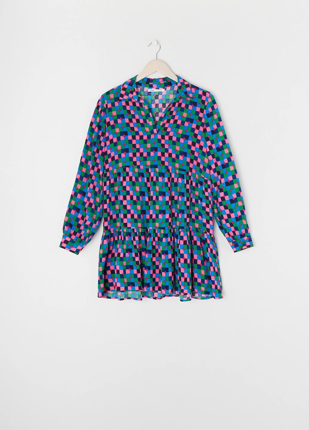 Прозрачное платье свободного кроя весенне-летнее Sinsay