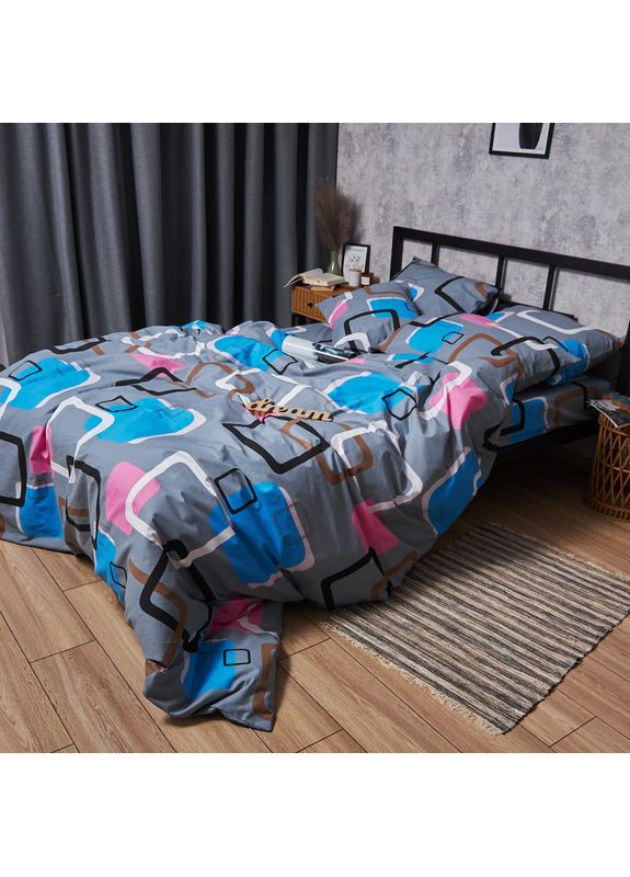 Комплект постільної білизни Бязь Gold Люкс «» Двоспальний 175х210 наволочки 2х40х60 (MS-820006760) Moon&Star Retro Vibes (356116290)