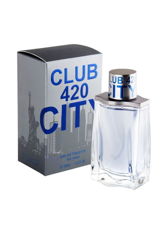 Парфюмерная вода мужская CLUB 420 CITY MAN EDT 100 мл. 0442 Linn Young (340110750)