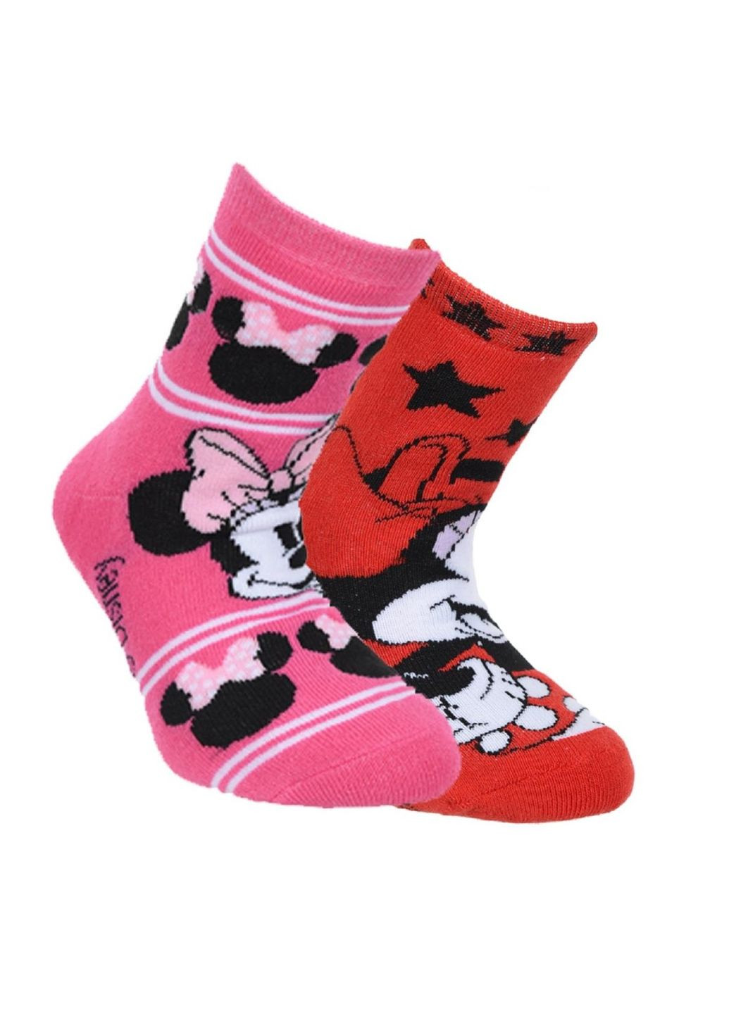 Носки махровые 2 пары Minnie Mouse (Минни Маус) HS06251 Disney шкарпетки 2 шт. (292253178)
