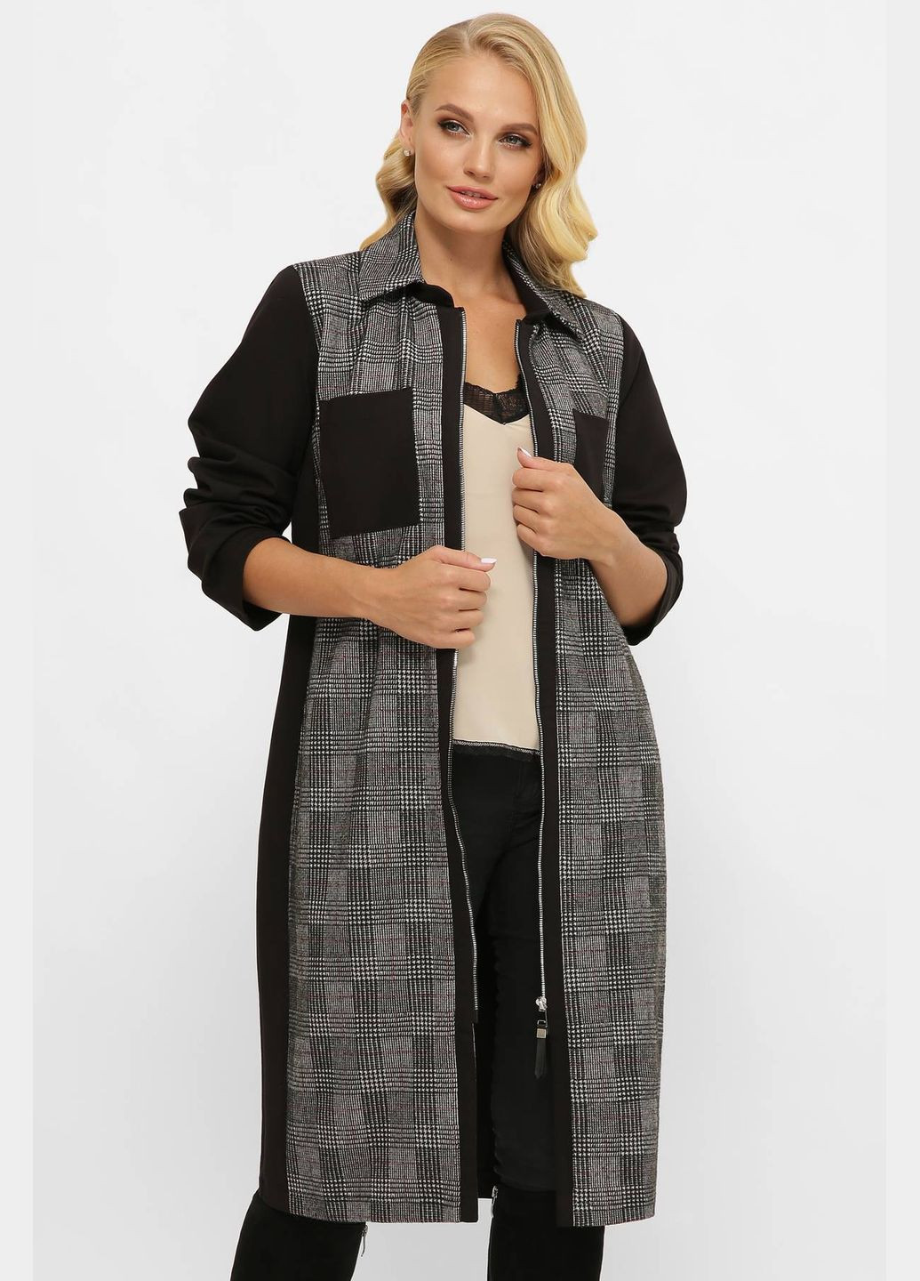 Черный демисезонный кардиган Tatiana