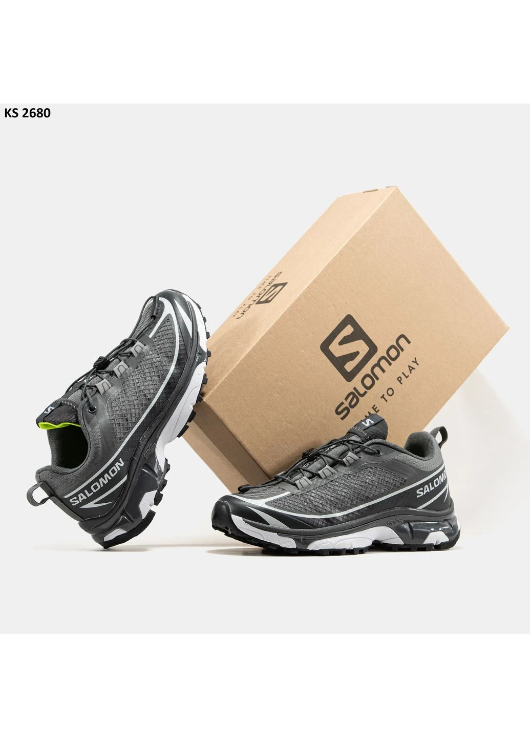Сірі кросівки чоловічі salomon xt-6 ft gray саломон хт 6 сірі демісезон No Brand