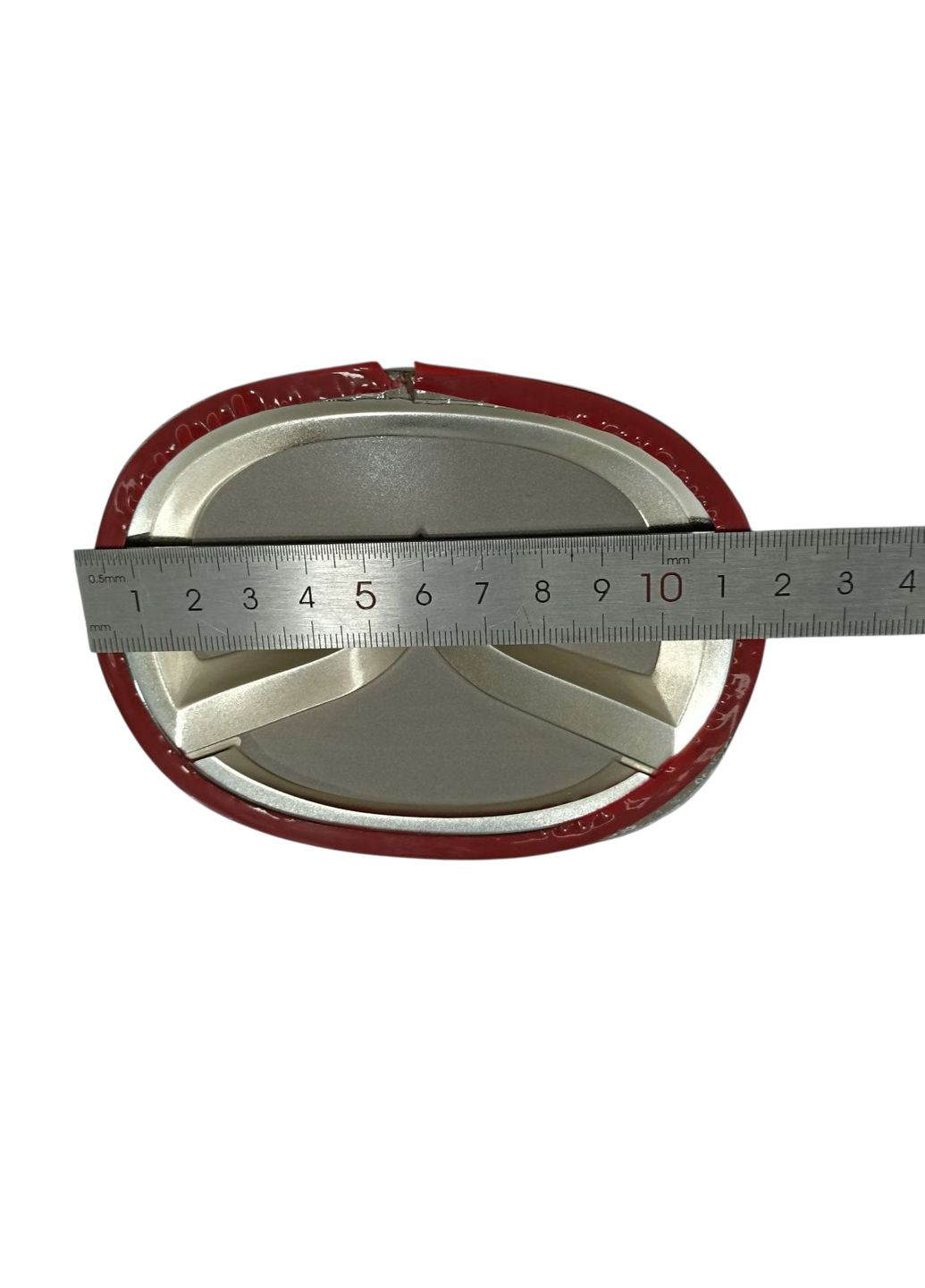 Емблема решітки 3 (2013-2016р) чорна+хром 117х95 мм під склом (на скотчі) Mazda (369610542)