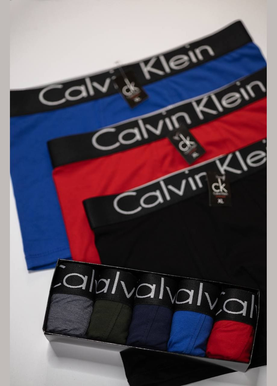 3 шт Труси Боксери Чорна Резинка Топ Якість No Brand (322110847)