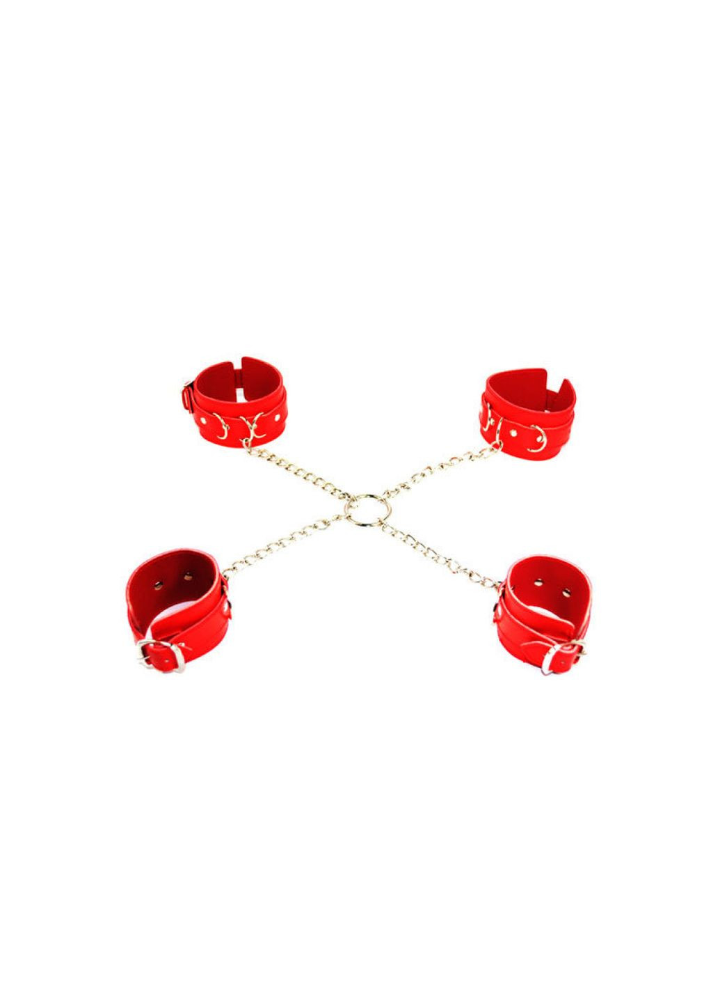 Ограничители Hogtie restraints with chain red CherryLove DS Fetish (293293860)