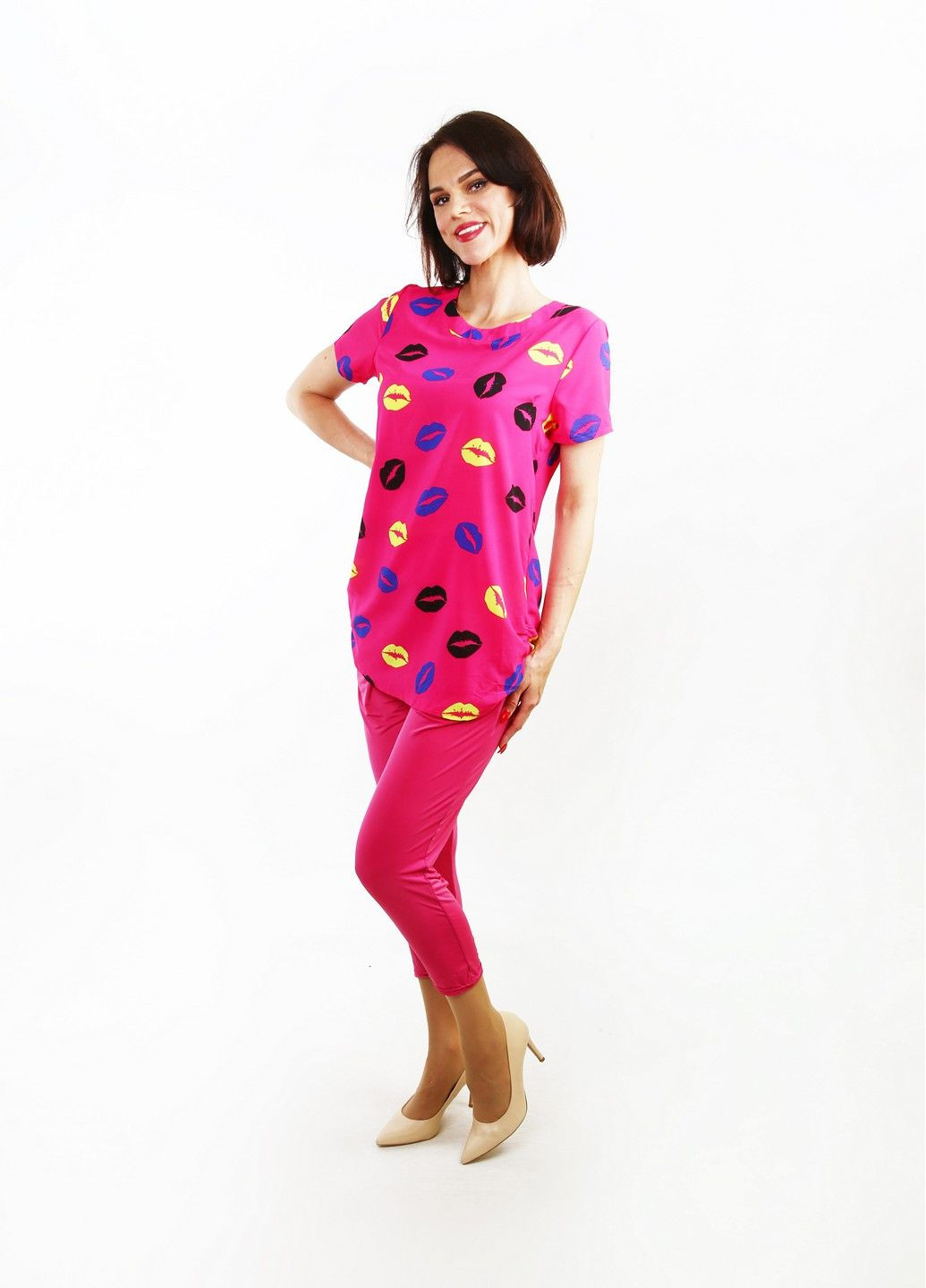 Розовое платье Mtp с рисунком