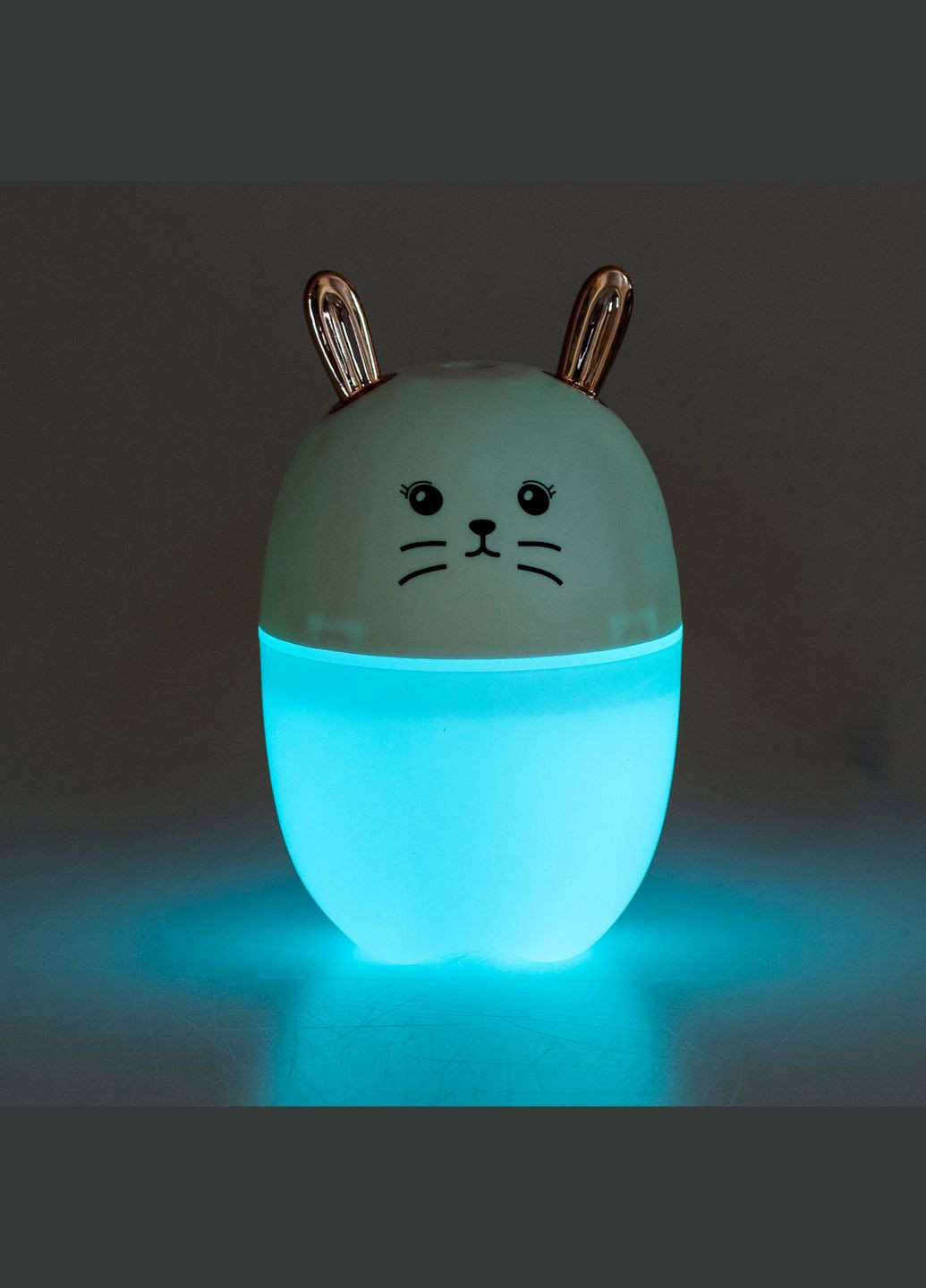 Зволожувач повітря для дитячої кімнати Зайчик 220 мл, білий Happy Life HPBH17200W No Brand (342113763)