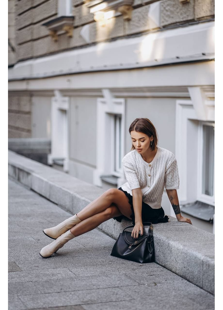 Молочный демисезонный кардиган MonCher