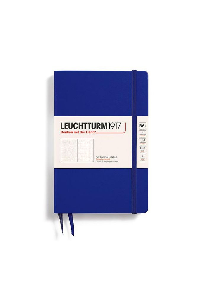 Блокнот Paperback (B6+) Ink Blue Крапка Leuchtturm1917 (317566644)