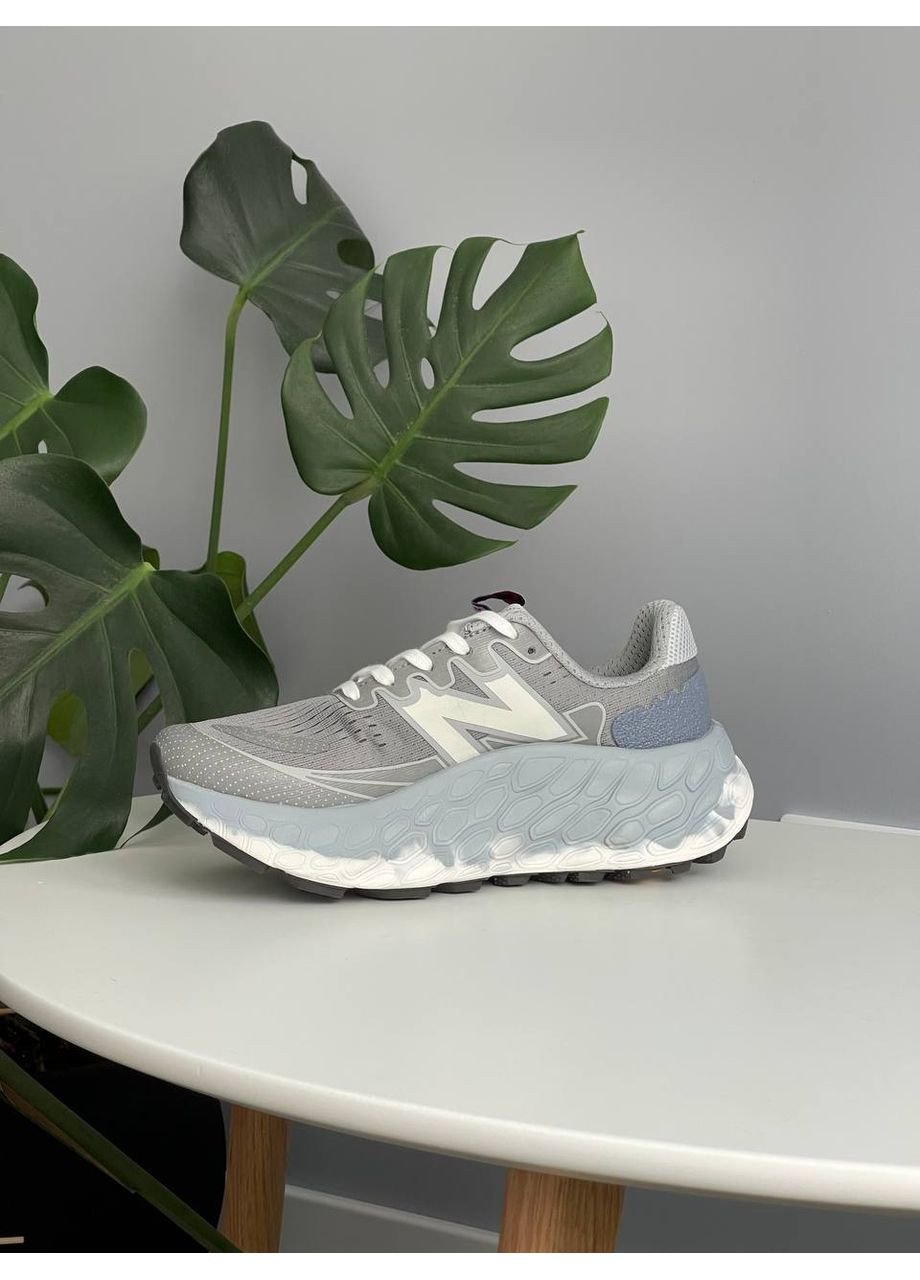 Сірі Осінні кросівки чоловічі і жіночі new balance fresh foam grey white | нью беланс фреш фоам сірі No Brand