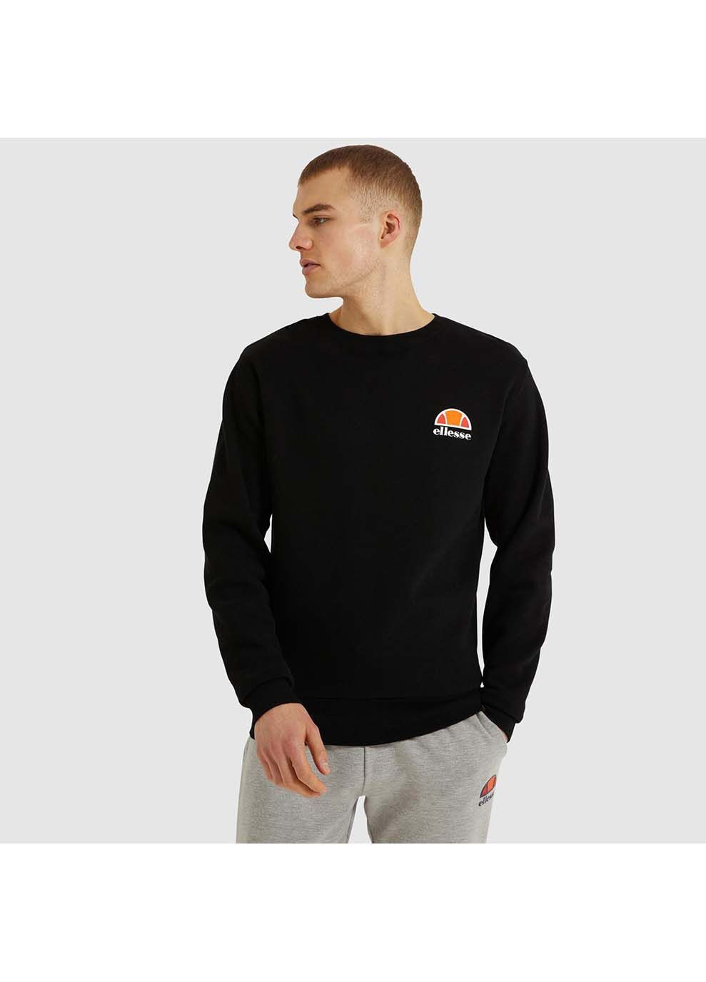 Черный мужской свитшот diveriaweatshirt черный Ellesse (367597027)