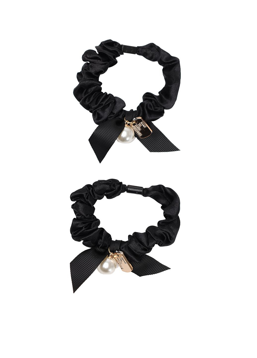 Набір резинок для волосся жіночий колір чорний ЦБ-00278365 Yuki (353686363)