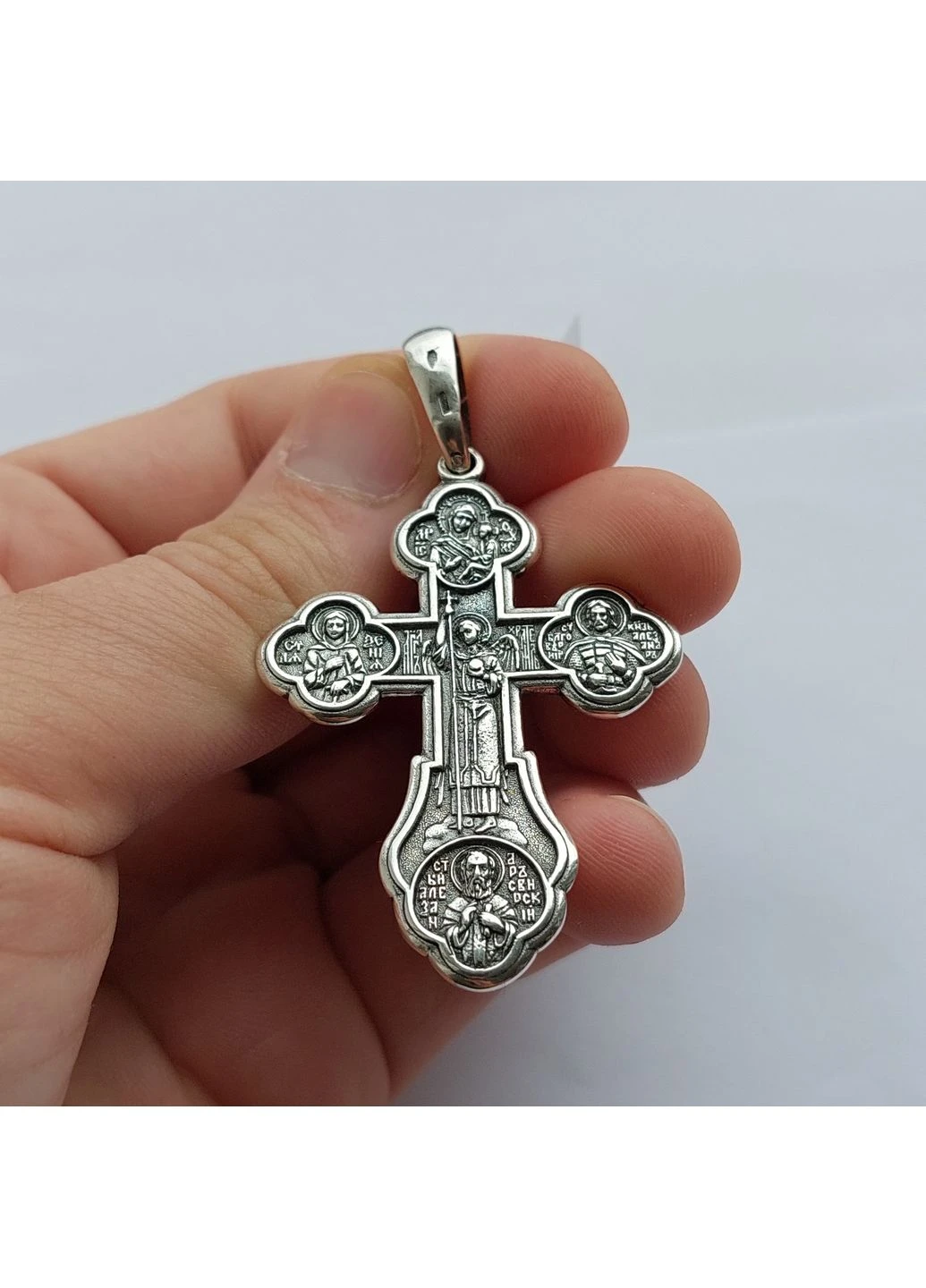 Великий срібний хрест 15.5 г No Brand (382457911)
