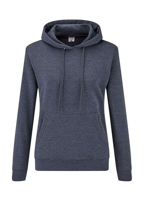 Толстовка женская Classic hooded sweat Фиолетовый (0620380PEM) Fruit of the Loom (311607952)
