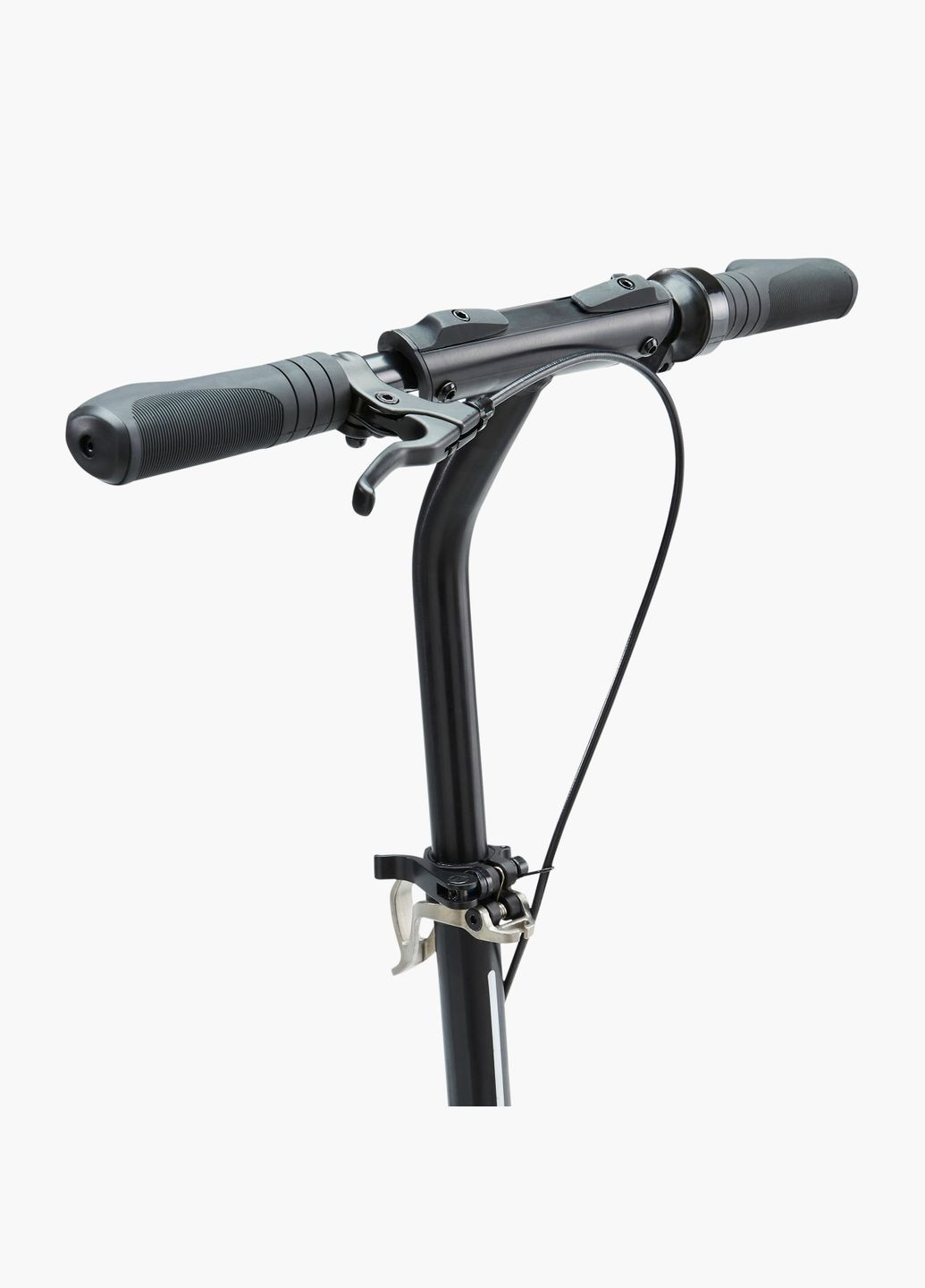 Двухколесный Самокат C900 Ростом от 1,45 до 1,95м с Ручным Тормозом и Амортизатором Серый Oxelo (335052403)