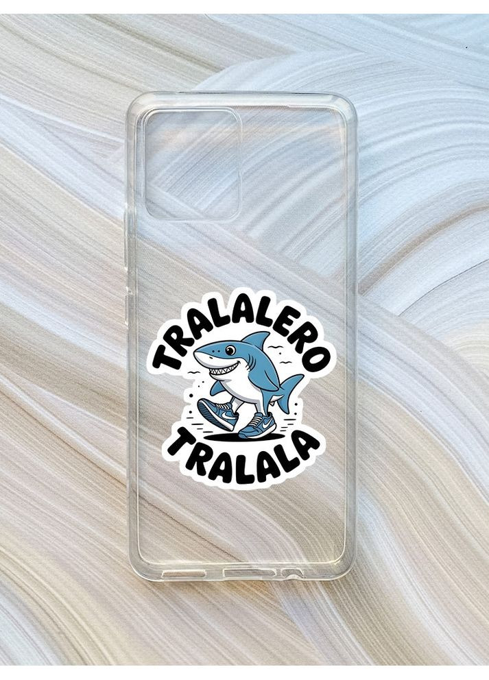 Прозорий чохол на Motorola Moto G72 Акула Тралалеро Тралала (принт 416) Creative (361113346)
