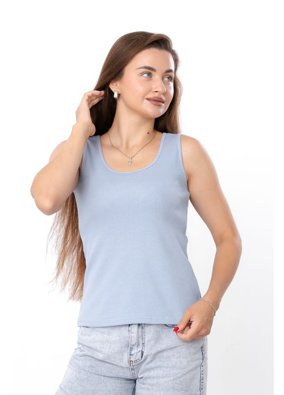 Майка жіноча однотонна приталеного крою (p-16240) Носи своє — 344467795