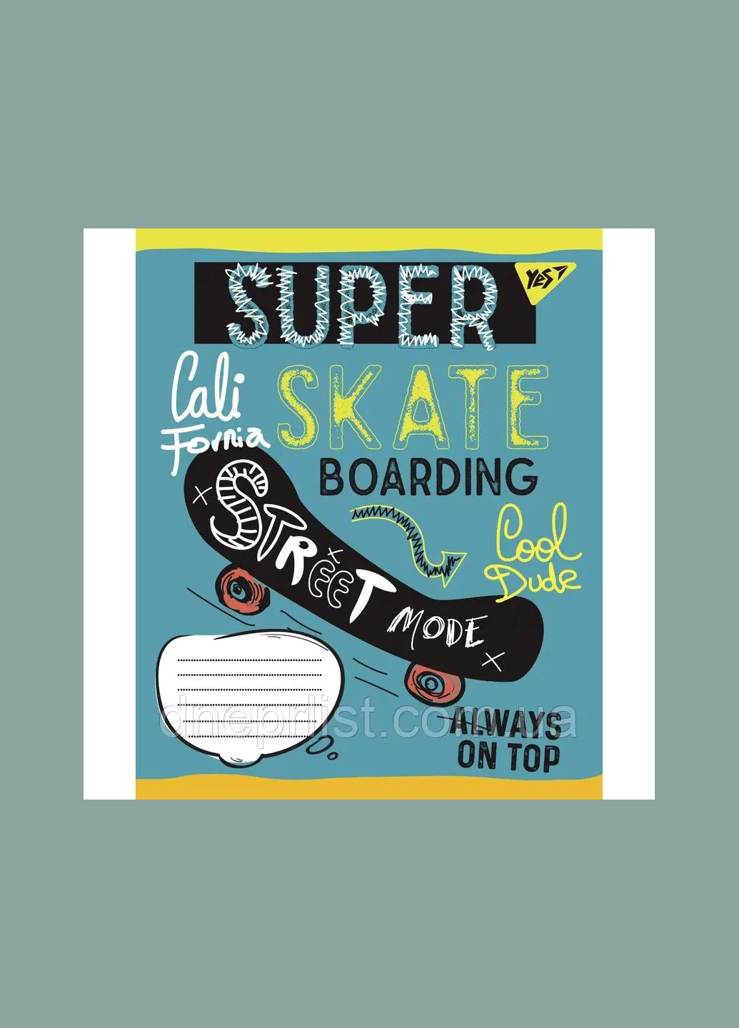 Тетрадь 24 л. линия, ", YES" / Skates 1 Вересня (342417667)