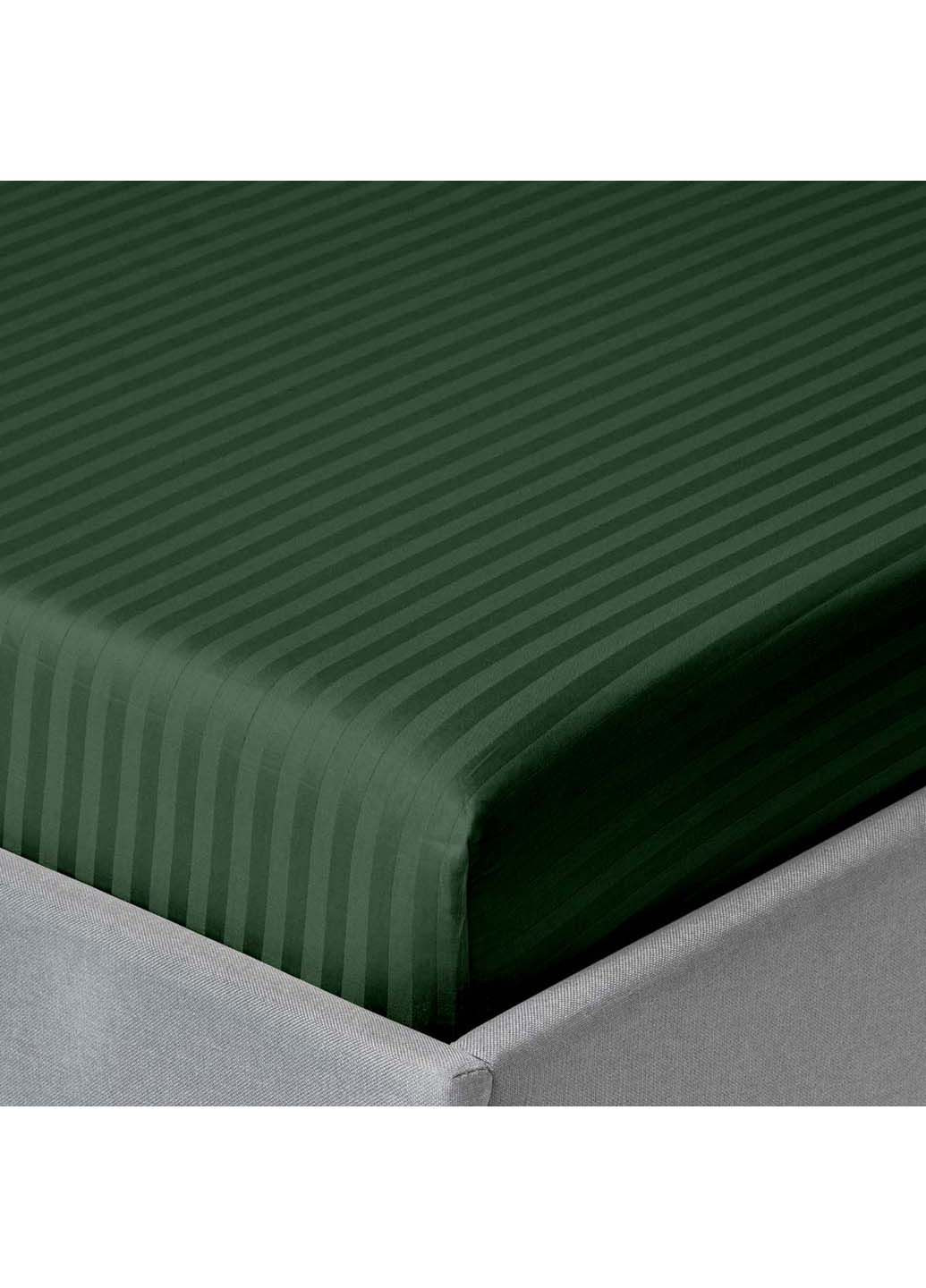 Подростковая постель сатин с простыней на резинке FOREST CS1 160х220 см Cosas (307477575)