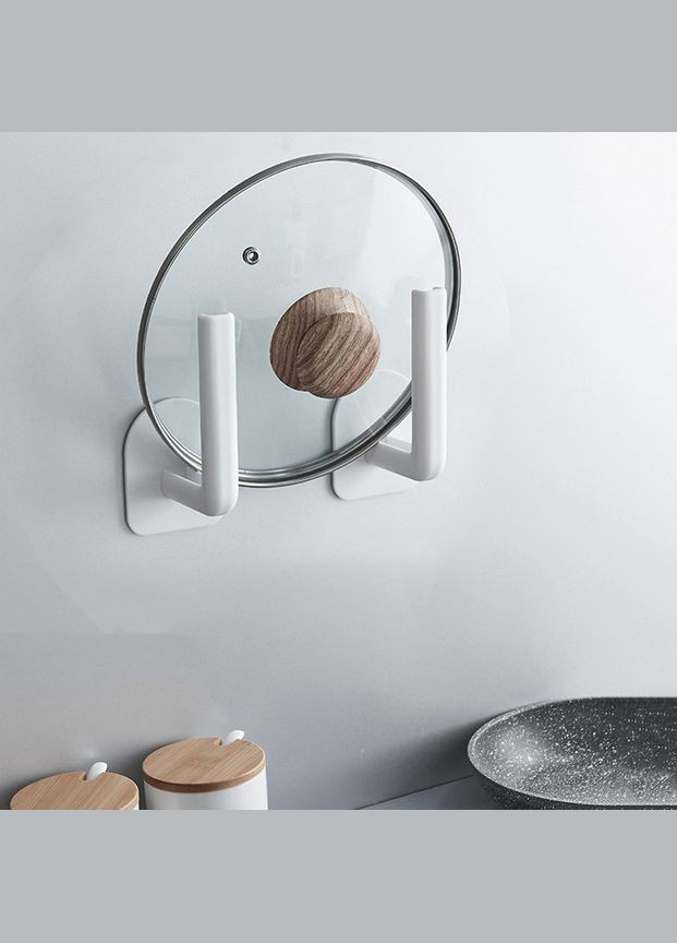 Універсальний тримач рушників і серветок для кухні та туалету самоклеючий Local House білий (AH0007) No Brand (316087276)