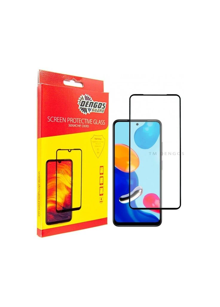 Скло захисне (ek14549) DENGOS Full Glue Xiaomi Redmi Note 11/11s (388906325)