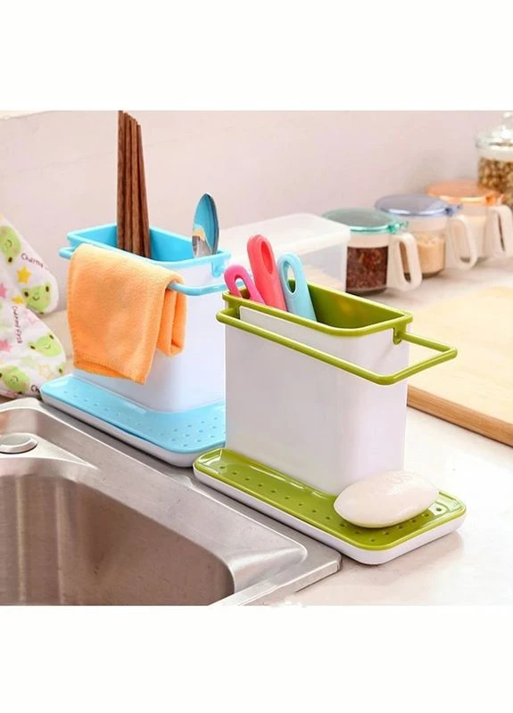 Органайзер универсальный для раковины Shelf Sink для моющих средств 3 в 1 губок, мыла и полотенец. TOP (296560270)