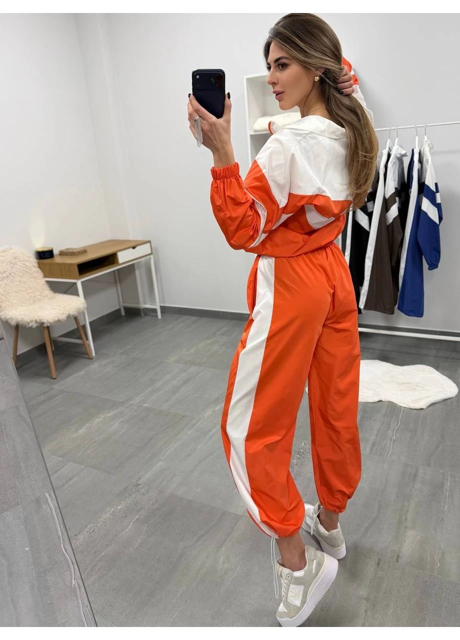 Женский спортивный костюм из плащевки оверсайз Stylish Touch (380860842)