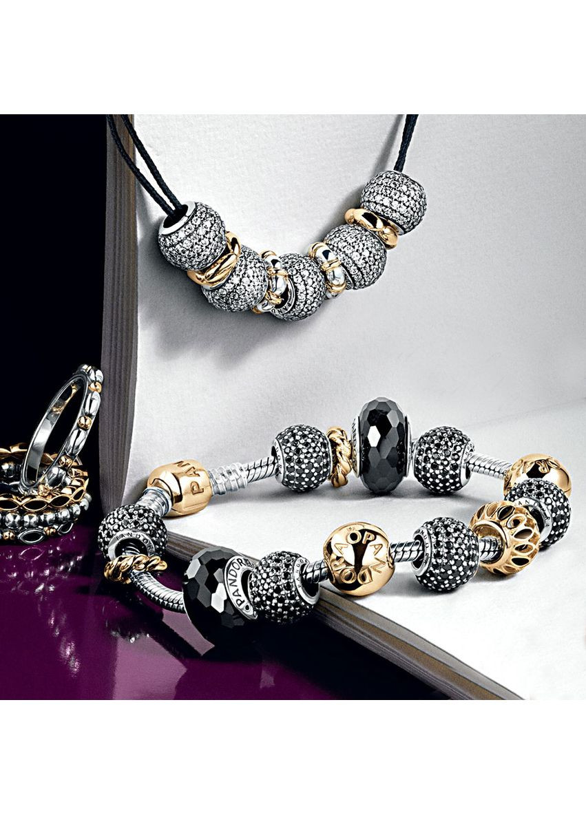 Серебряный шарм Пандора "Шар паве" 791051CZ Kabluchka (355344094)