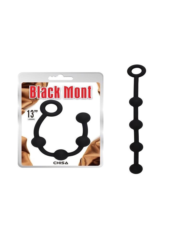 CH88332 Анальные бусы  Black Mont ”P” Storm Beads S Chisa (303896527)