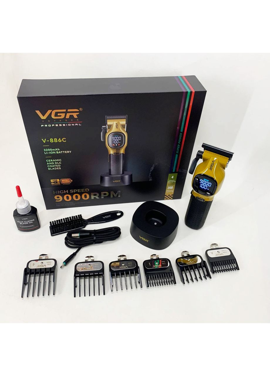 Машинка для стрижки акумуляторна V-886C GOLD VGR (369612508)