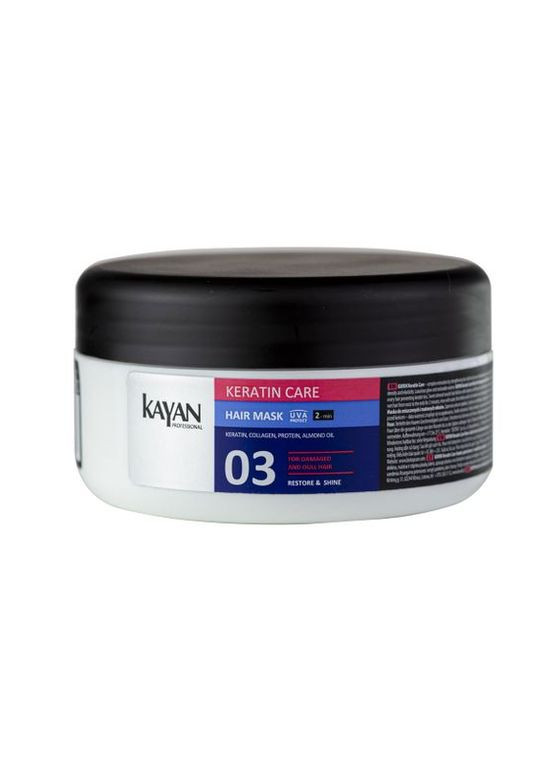 Маска Keratin Care Hair Mask для поврежденных и тусклых волос, 300 мл Kayan Professional (267320737)