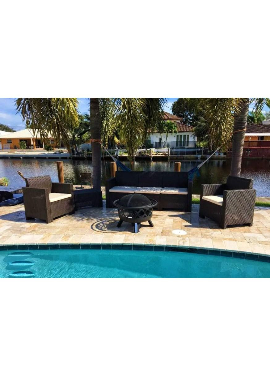 Набор садовой мебели Nebraska 3, коричневый Bica (362585239)