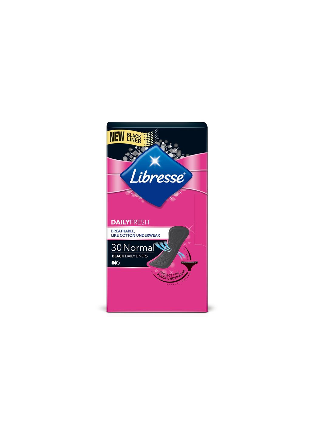 Прокладки Libresse daily fresh normal black, 30 шт (268144574)