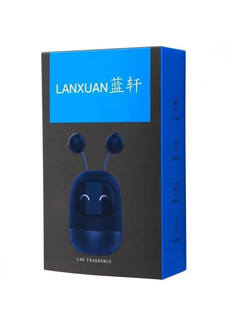 Ароматизатор автомобіль Lanxuan освіжувач повітря в машину + 3 змінних картриджів Чорний (AA050821) No Brand (330778771)